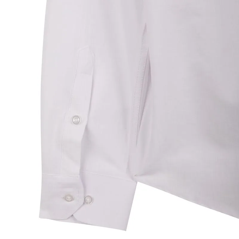 Chemise ajustée style Oxford slim fit blanc Homme BEST MOUNTAIN à 