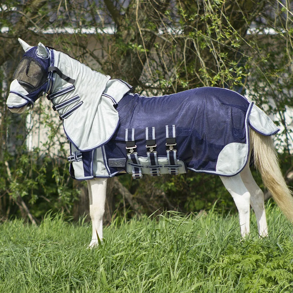 Chemise anti-mouches QHP Falabella avec couvre-cou et masque