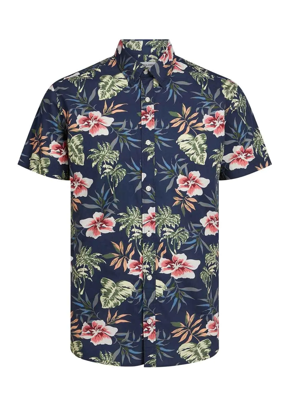 Chemise Jack and Jones Chill Tropical Marine Enfant