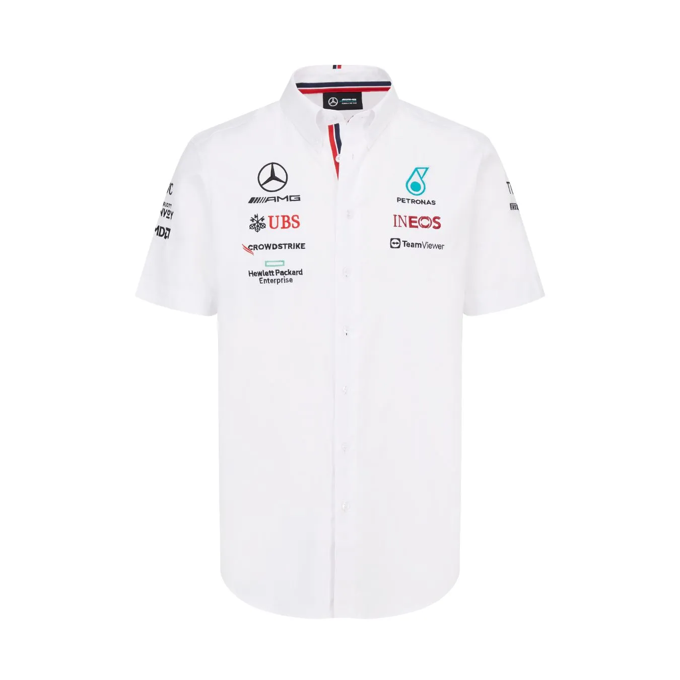 Chemise MERCEDES AMG Team blanche pour homme taille XXL