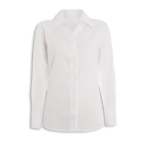 Chemise Oxford manches longues coupe semi cintrée 70-30 coton-polyester 125 grs-m2 femme Alexandra