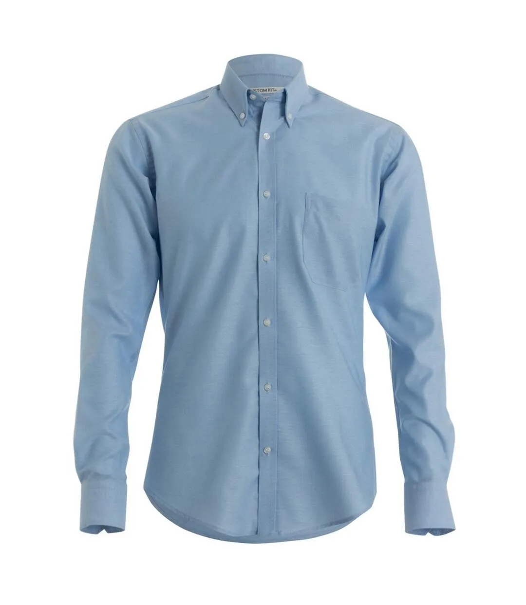 Chemise à manches longues homme bleu clair Kustom Kit