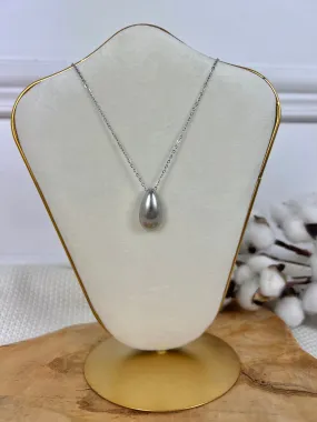 Collier argenté : Mylu