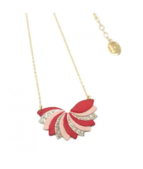 Collier Louga - Framboise Terracotta