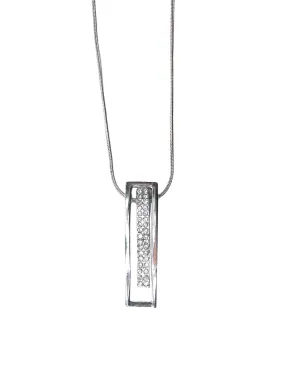 Collier pendentif rectangle