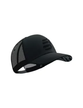 COMPRESSPORT TRUCKER CAP BLACK REFL Casquette de running