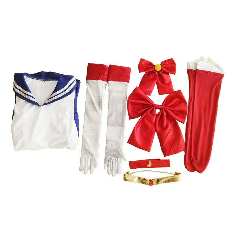 Costume de cosplay sailor moon – ensemble de vêtements hare cos pour les fans d'anime et les cosplayeuses.