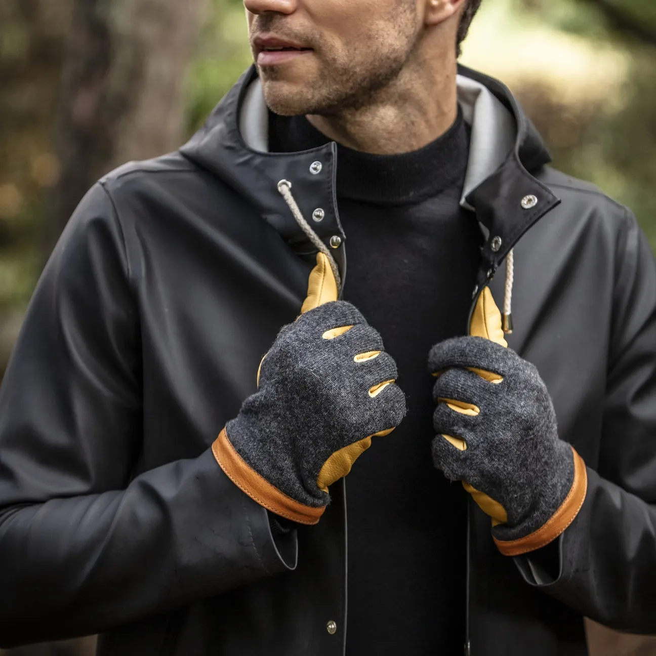 Gants Deerskin Wool Tricot by Hestra --> Chapeaux, casquettes & bonnets en ligne ▷ Chapeaushop