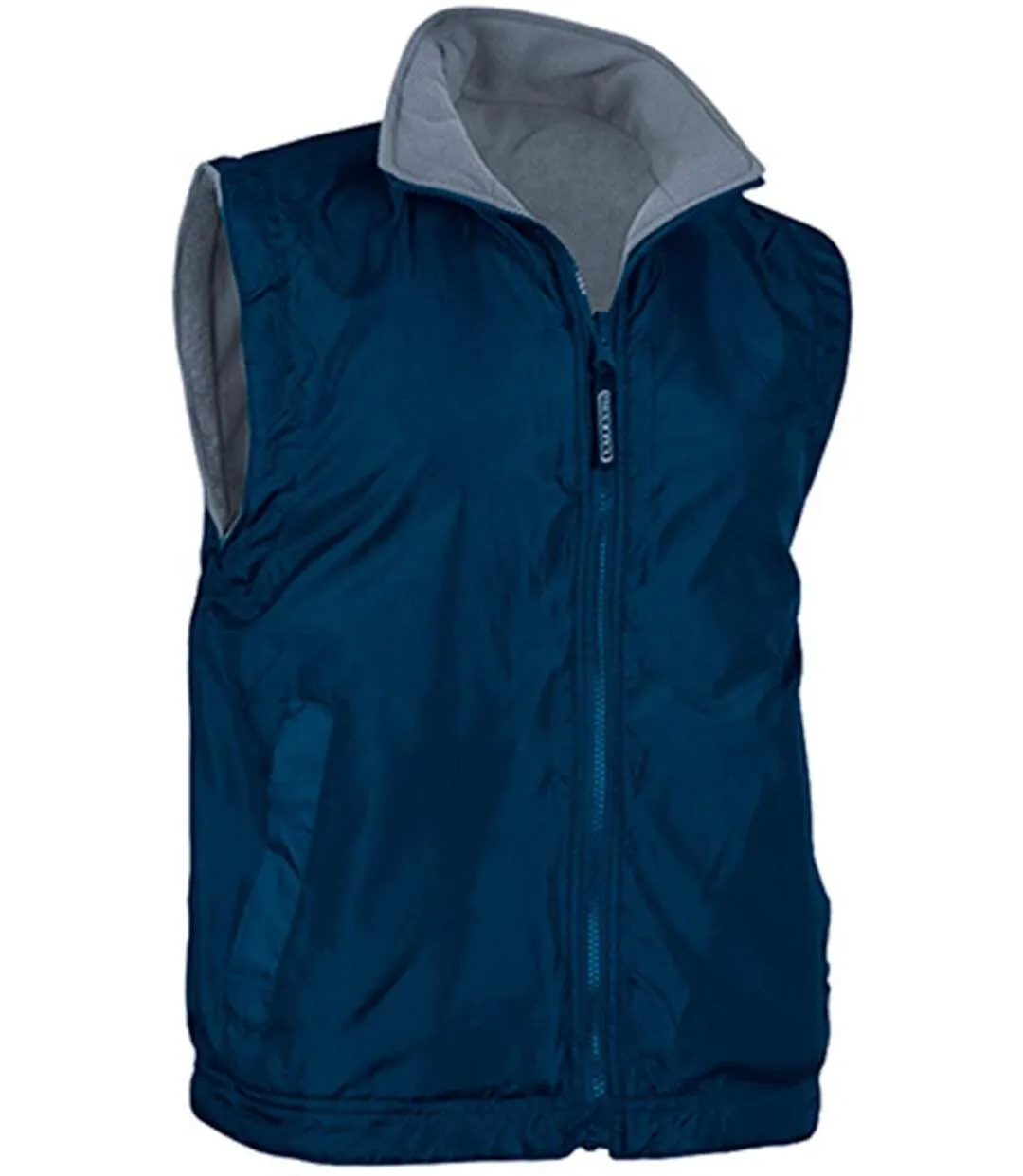 Gilet réversible - Bodywarmer - Homme - ASPEN - bleu marine et gris