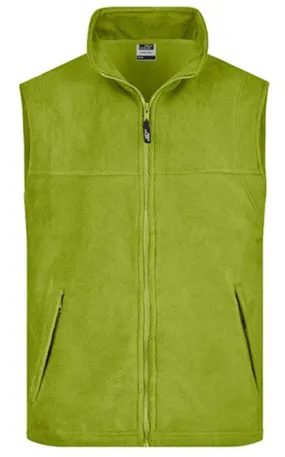 Gilet sans manches bodywarmer polaire homme - JN045 - vert citron 