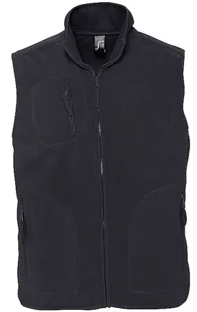 Gilet sans manches bodywarmer polaire unisexe - 51000 - gris anthracite 