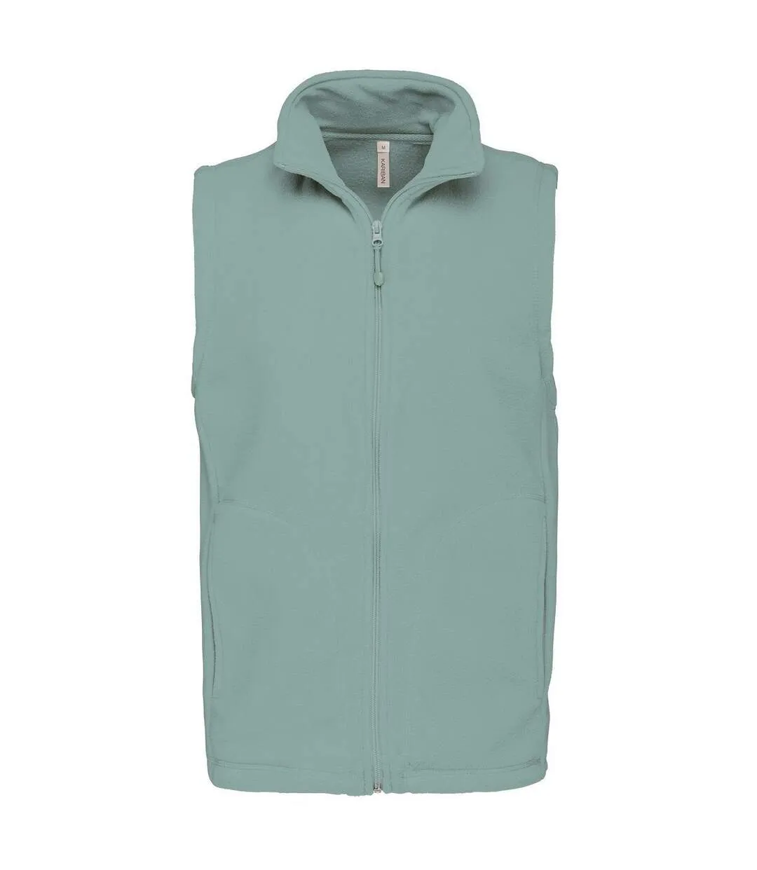 Gilet sans manches micro polaire homme - K913 - vert amande