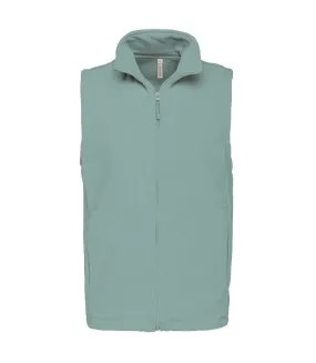 Gilet sans manches micro polaire homme - K913 - vert amande