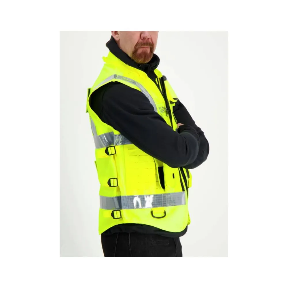 Gilet tactique haute visibilite EN ISO 20471 Niveau 2