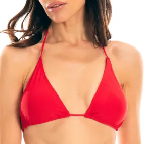 Haut de maillot de bain triangle rouge Sofia Sun Project