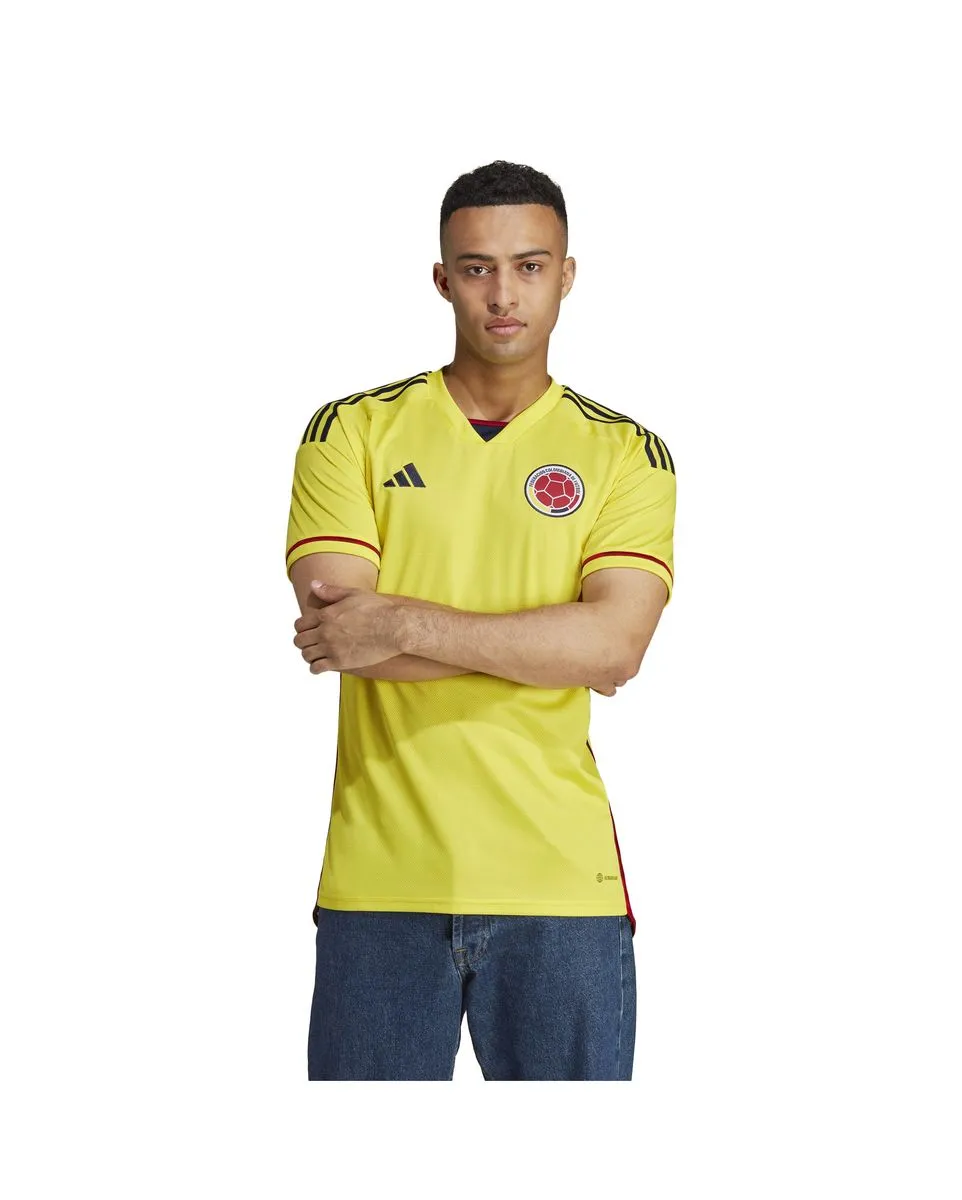 Homme MAILLOT COLOMBIE DOMICILE ADULTE Jaune