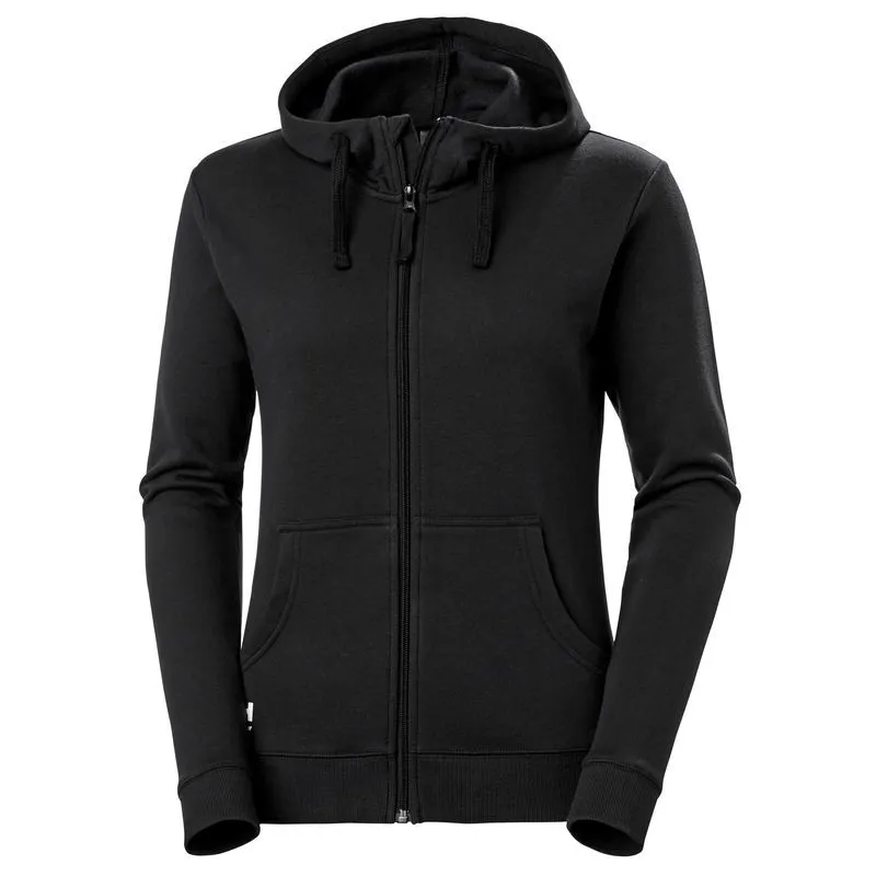 Hoodie Femme Zip Manchester Noir - HELLY HANSEN