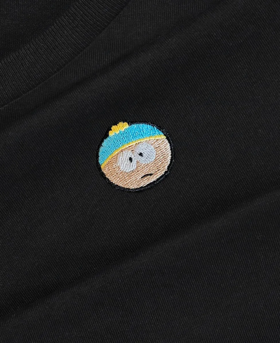 Hoodie homme Cartman tête brodée (South Park)