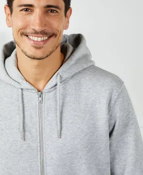 Hoodie zippé homme Couple figurine brodé personnalisé