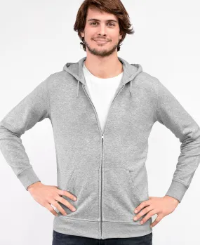 Hoodie zippé homme Drapeau brodé personnalisé