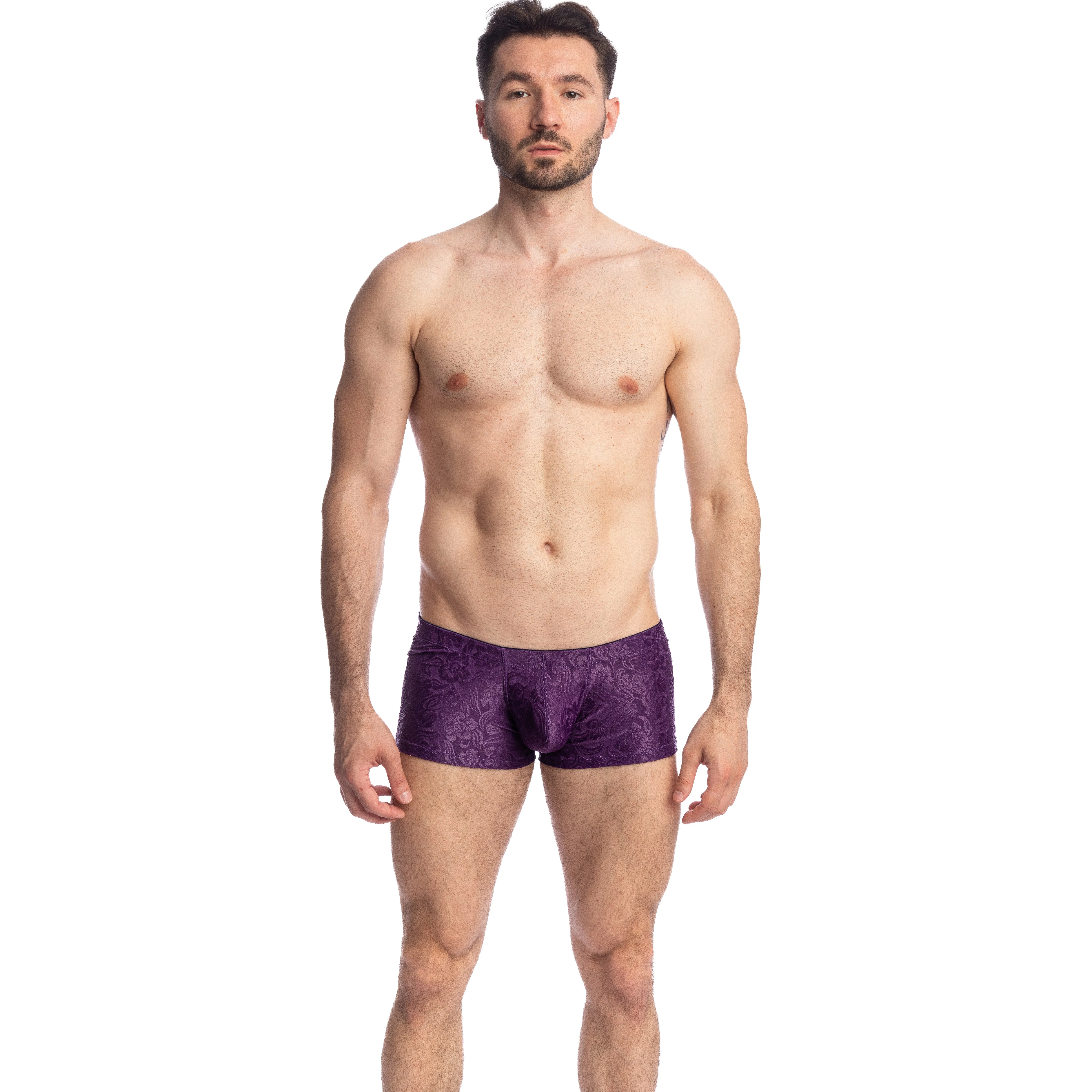 Héliotrope - Shorty push-up - L'Homme Invisible : vente shorty boxe...