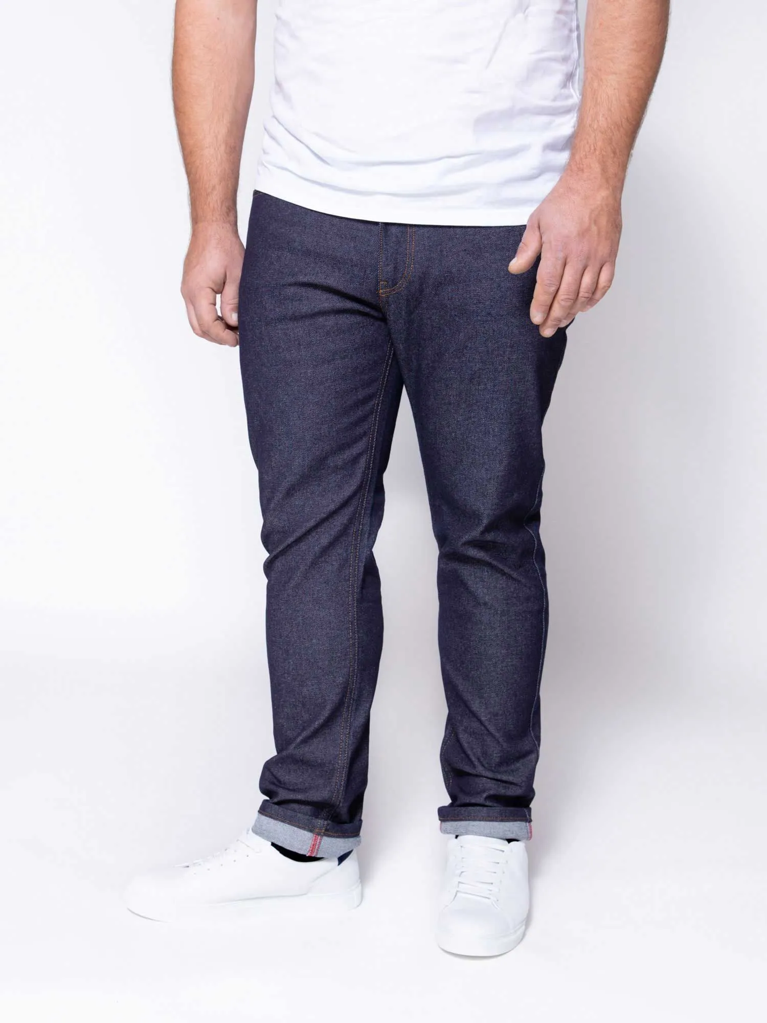 JEANS AJUSTE 143N O' coton bio superdenim flex indigo brut Homme | 1083