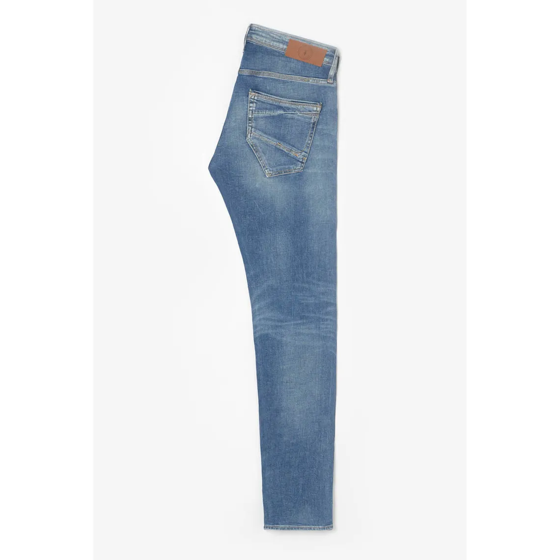 Jeans ajusté stretch 700/11, longueur 34 bleu Troy | 3 Suisses