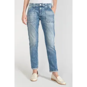 Jeans boyfit 200/43, 7/8ème bleu en coton Kara | 3 Suisses