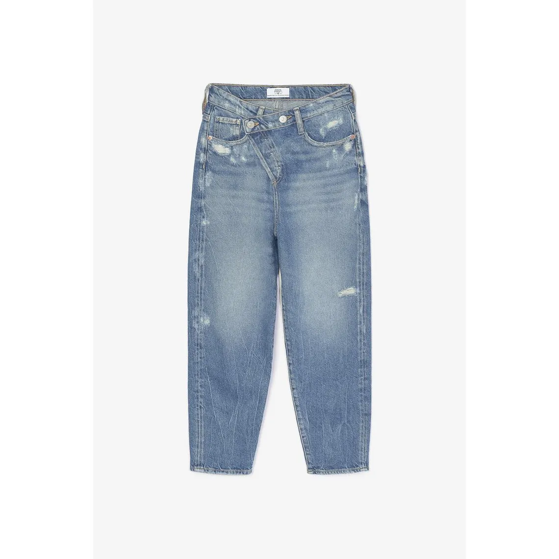 Jeans boyfit COSA, 7/8ème bleu en coton | 3 Suisses