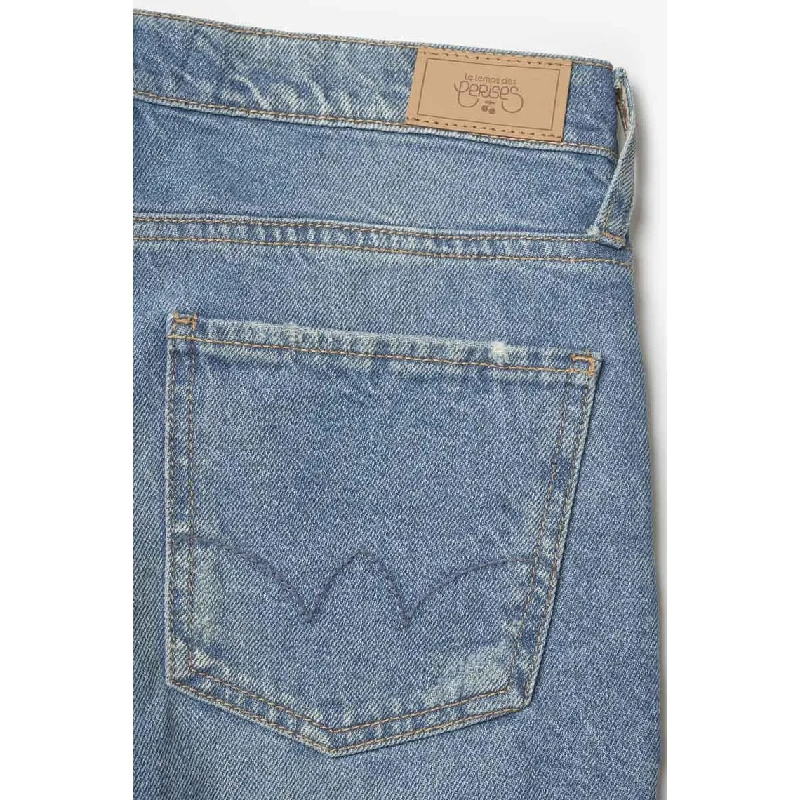 Jeans boyfit COSA, 7/8ème bleu en coton | 3 Suisses