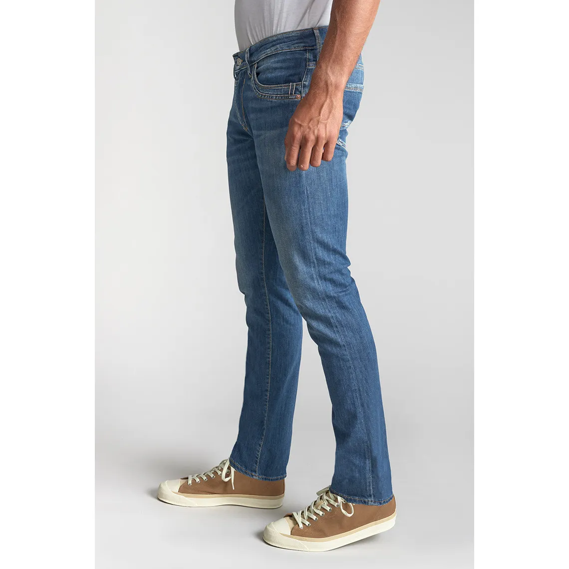 Jeans regular, droit 800/12, longueur 34 bleu Marc | 3 Suisses