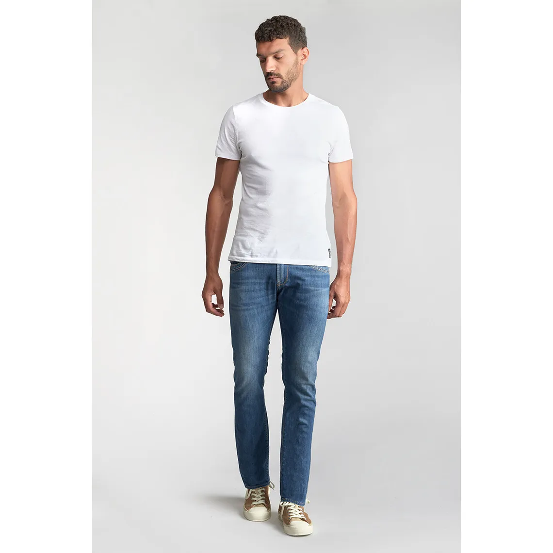 Jeans regular, droit 800/12, longueur 34 bleu Marc | 3 Suisses