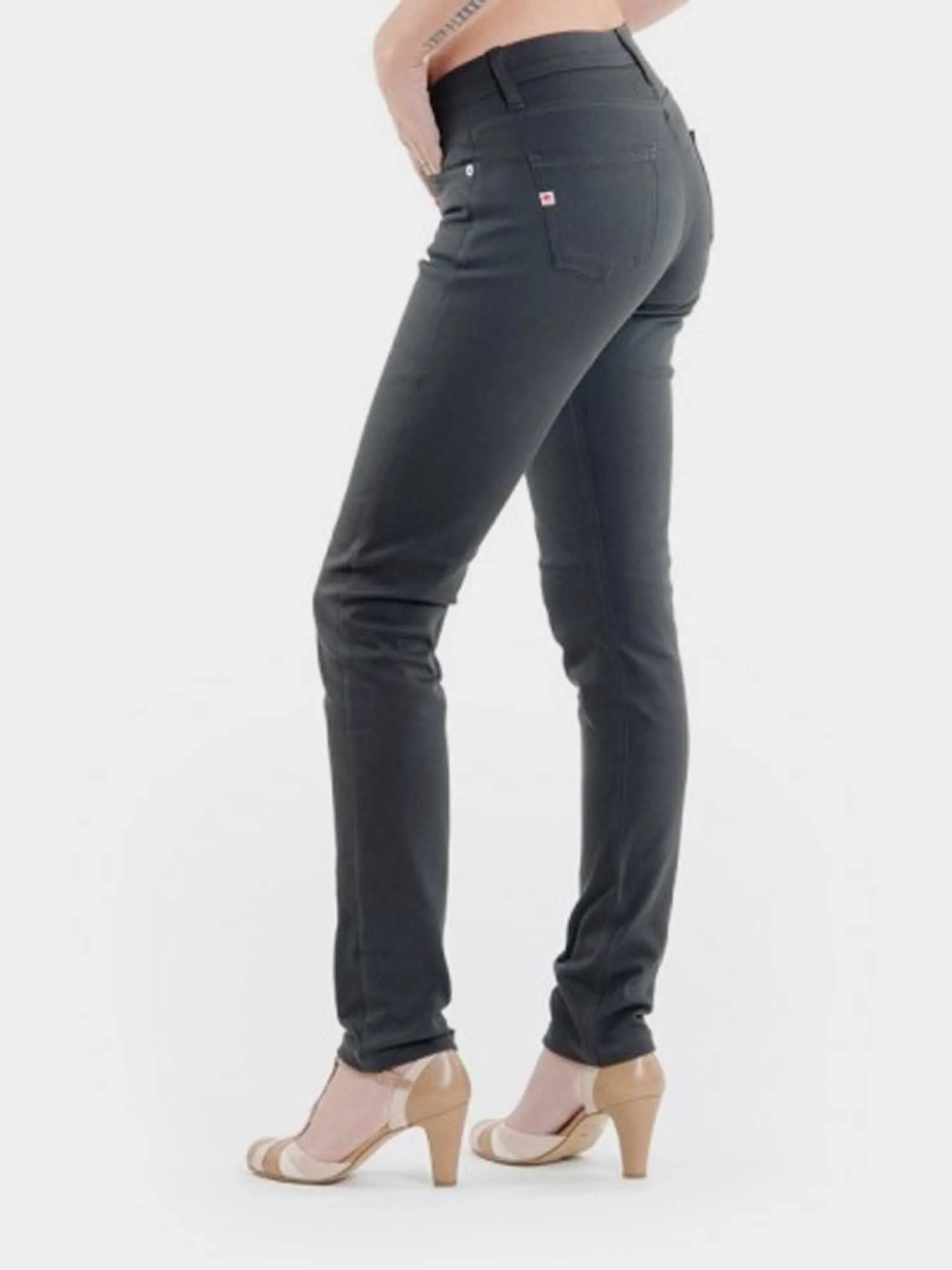 JEANS SLIM 204N FUSELE coton bio filidenim flex uni anthracite Femme | 1083