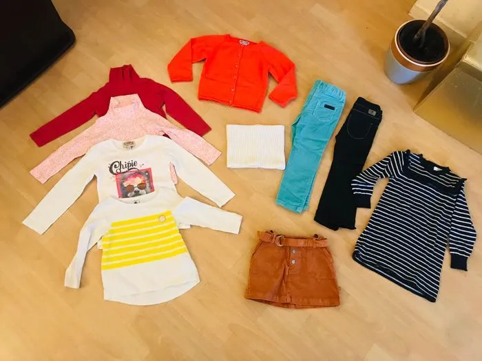 Lot 10 vêtements fille de marque taille 3 ans - Petit Bateau - 3 ans  | Beebs