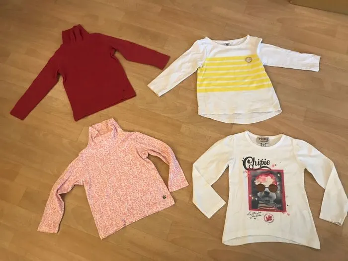 Lot 10 vêtements fille de marque taille 3 ans - Petit Bateau - 3 ans  | Beebs