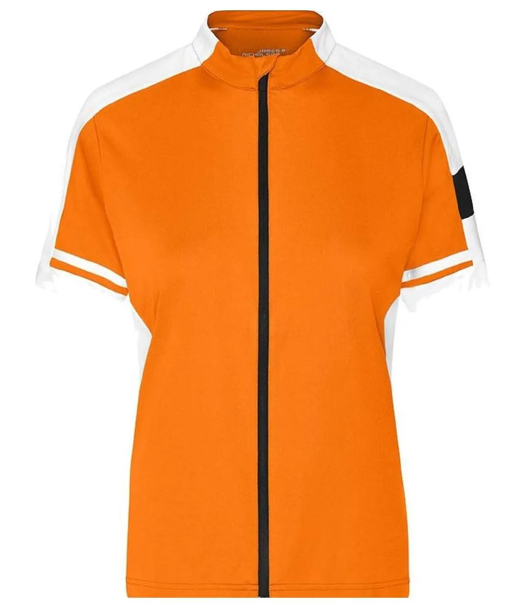 maillot cycliste zippé FEMME JN453 - orange