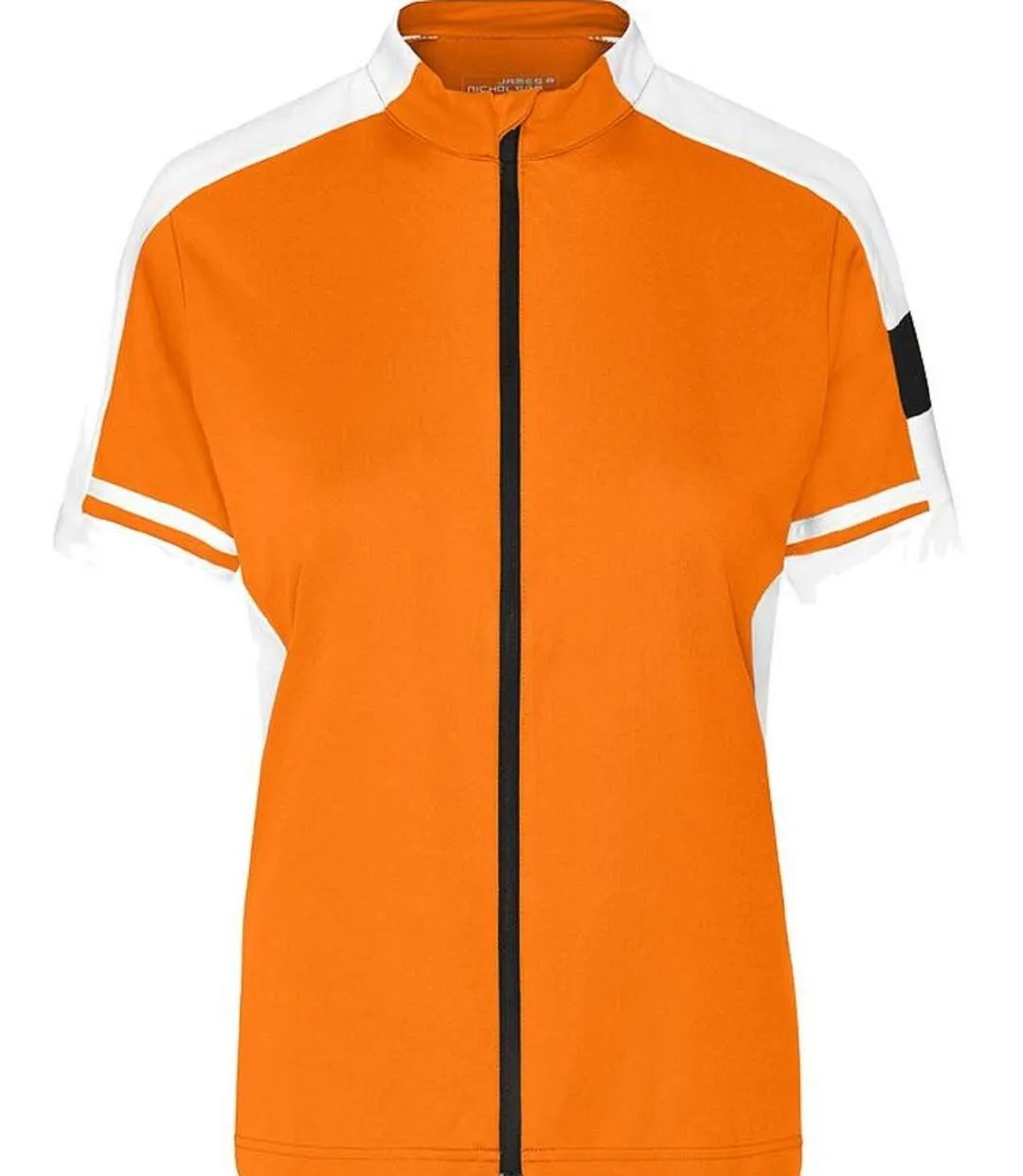 maillot cycliste zippé FEMME JN453 - orange