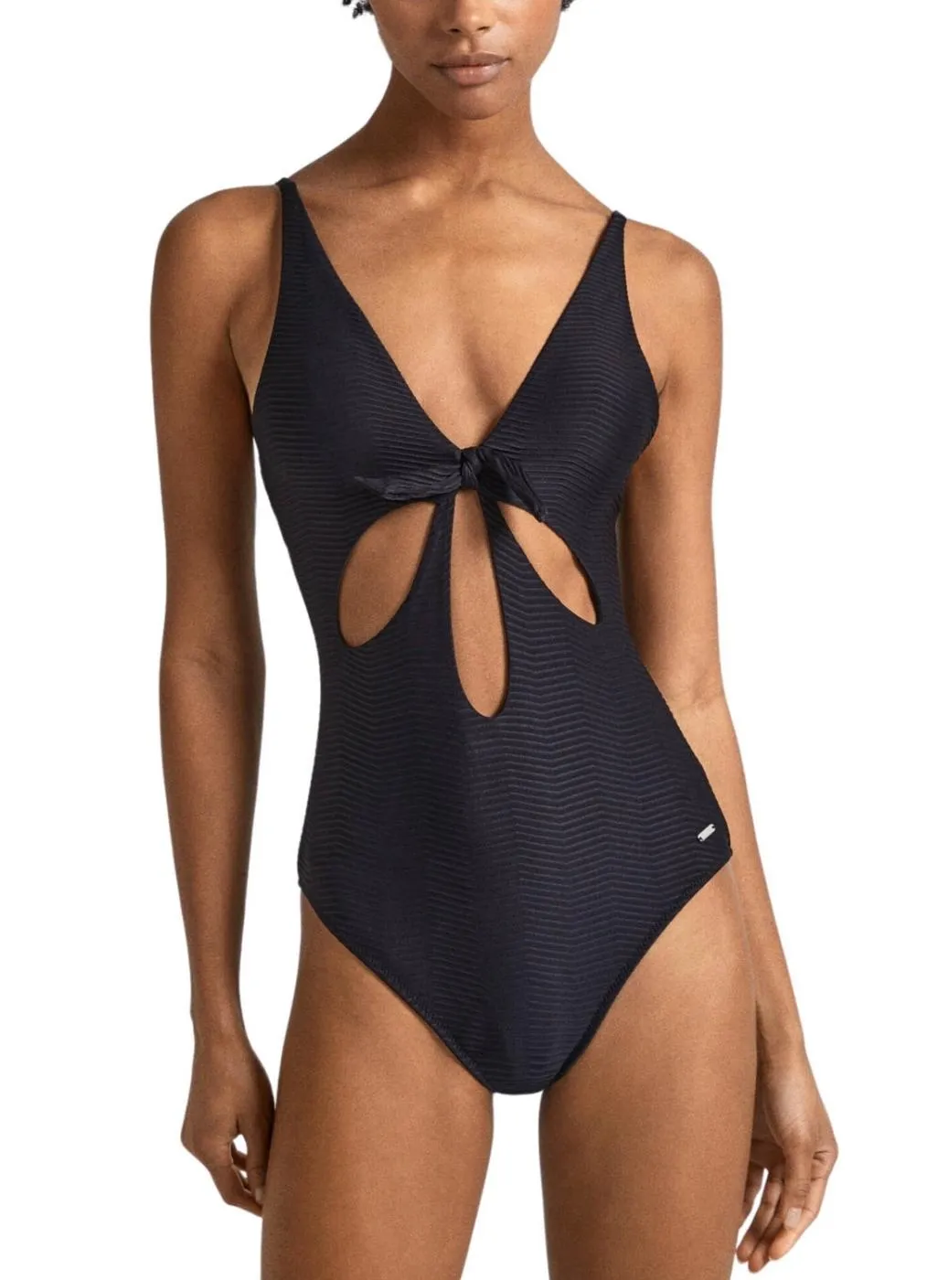 Maillot de bain Pepe Jeans Wave Knot Noir pour Femme