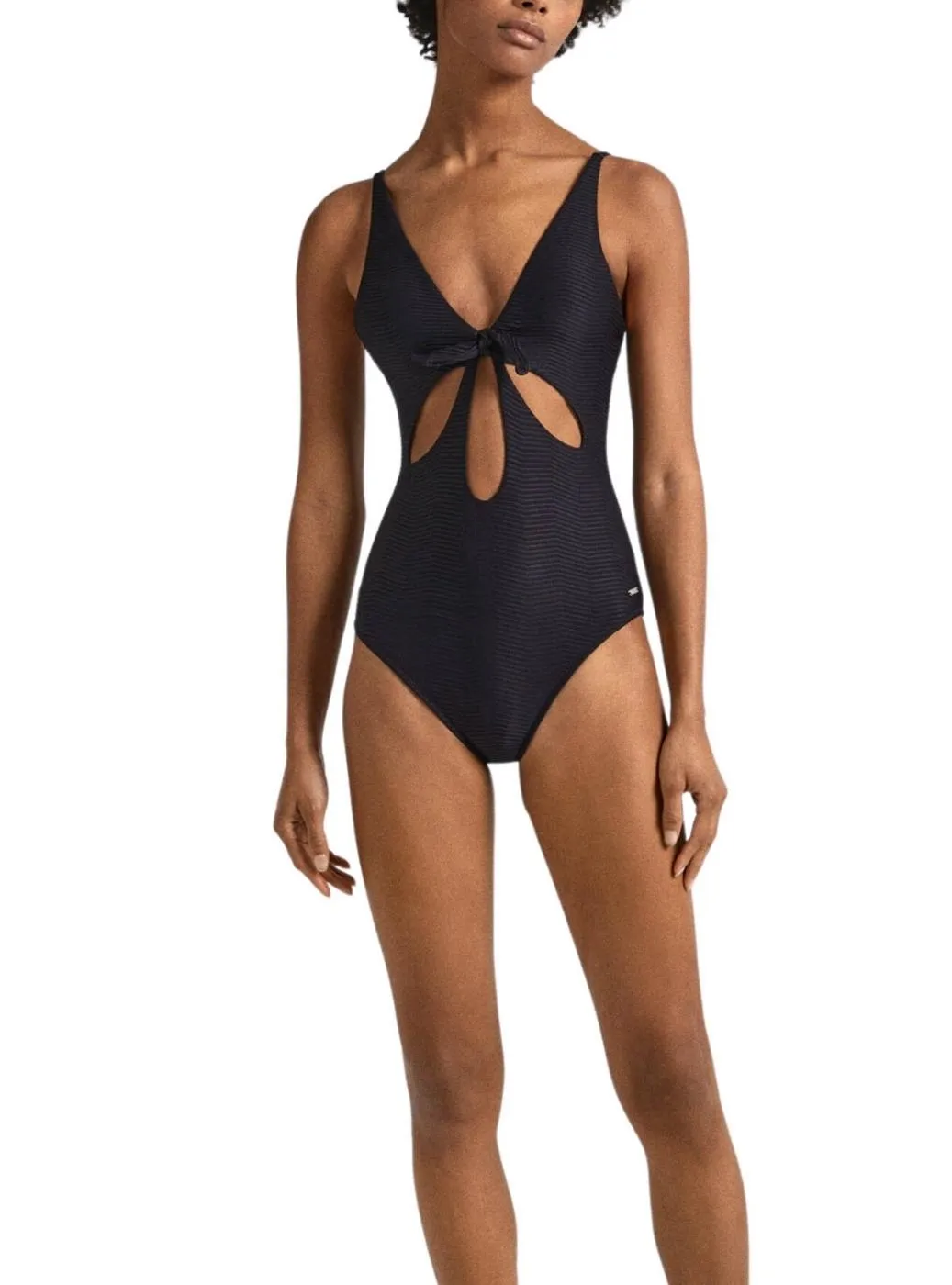 Maillot de bain Pepe Jeans Wave Knot Noir pour Femme