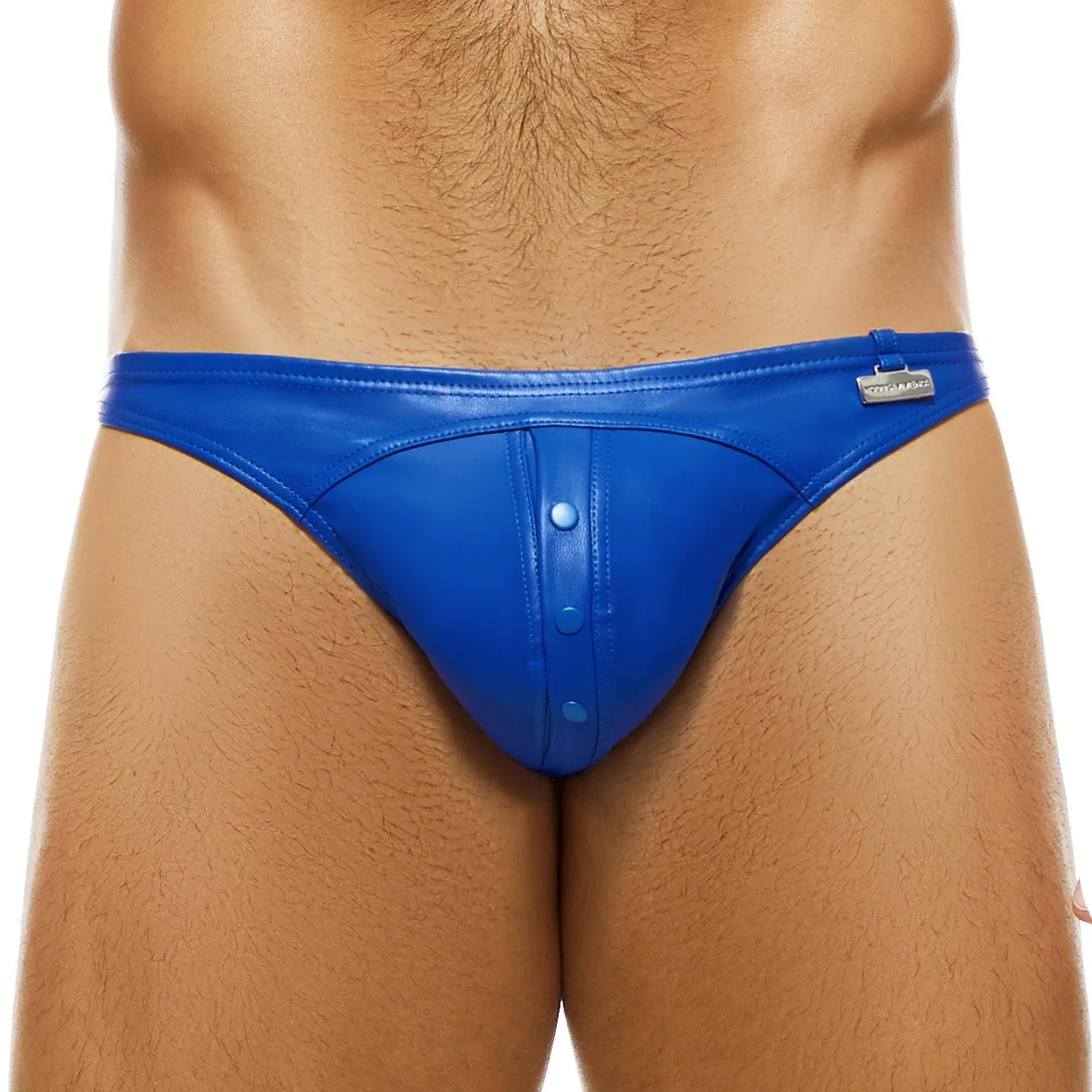 Mini slip Leather Legacy - bleu - Modus Vivendi : vente slips et ba...