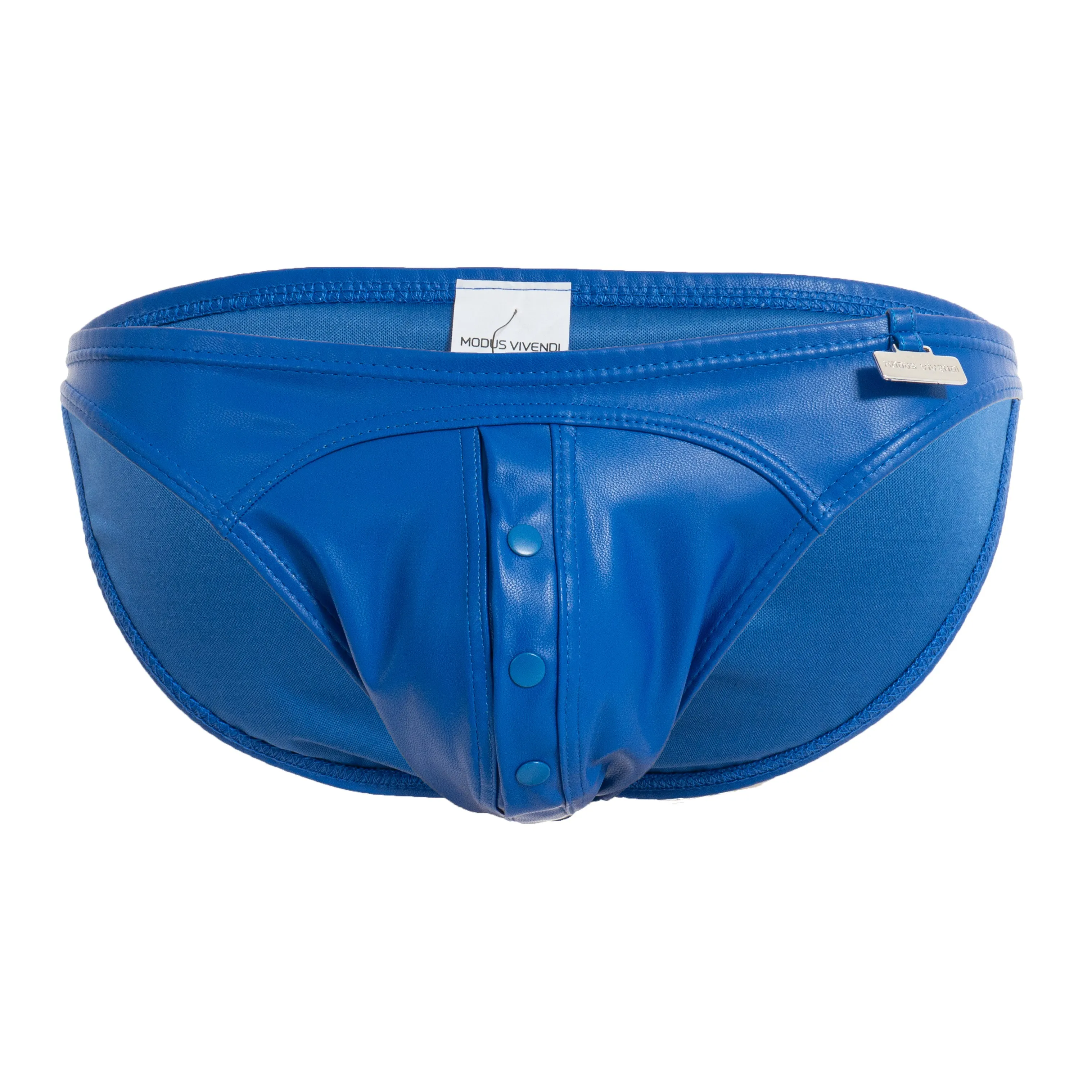 Mini slip Leather Legacy - bleu - Modus Vivendi : vente slips et ba...