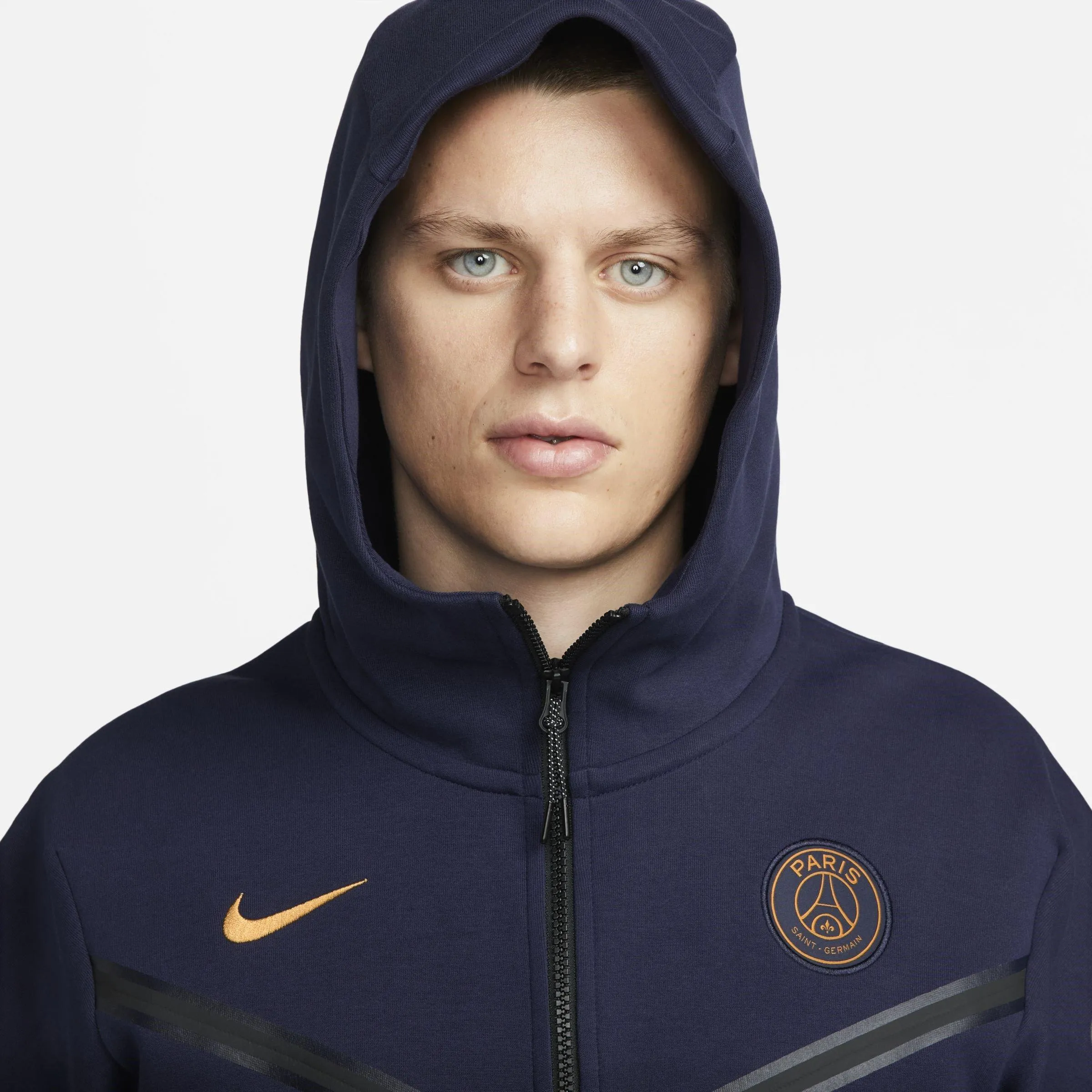 Nike Paris Saint-Germain Tech Fleece Windrunner Men'S Full-Zip Hoodie Tracksuit Top Mens