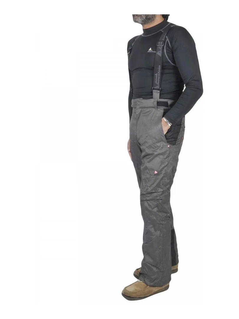 Pantalon de ski homme CEBAS - PEAK MOUNTAIN - gris anthracite