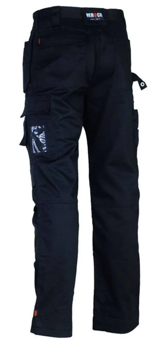 Pantalon de travail multipoches - Homme - HK018 - noir 