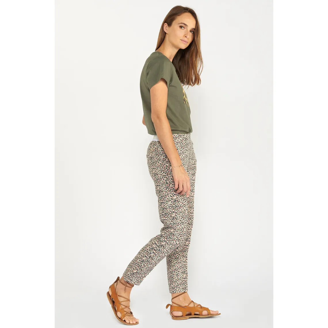 Pantalon droit RANCHY marron | 3 Suisses