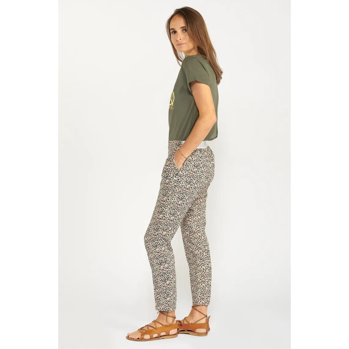 Pantalon droit RANCHY marron | 3 Suisses