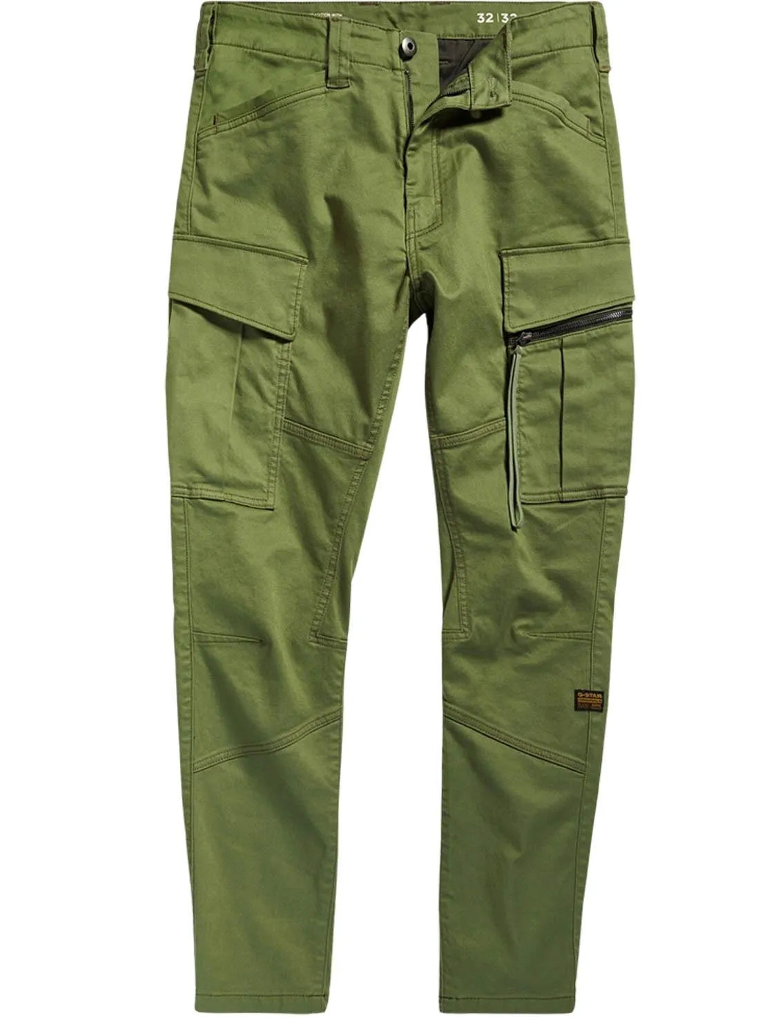 Pantalon G-Star Zip 3D Skinny Cargo Vert Homme