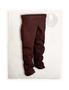 Pantalon médiéval en coton marron modèle Niko (128 cm.) ⚔️ Boutique Épées