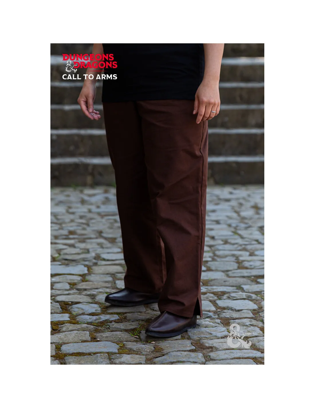 Pantalon Rogue Médiéval, Marron ⚔️ Boutique Épées