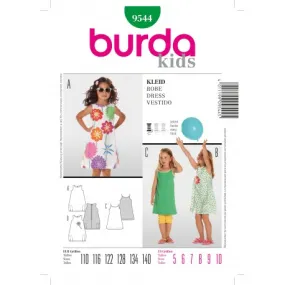 Patron Robe Burda n°9544